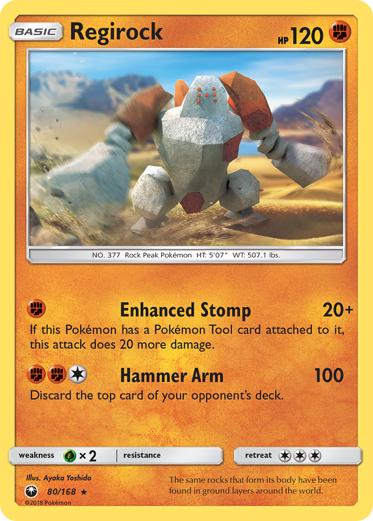 Regirock Celestial Storm 80