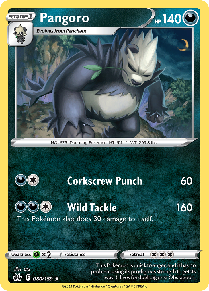 Pangoro Crown Zenith 80