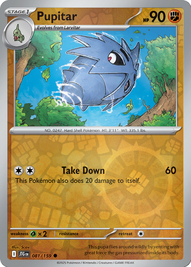 Pupitar [Reverse Holo] #81