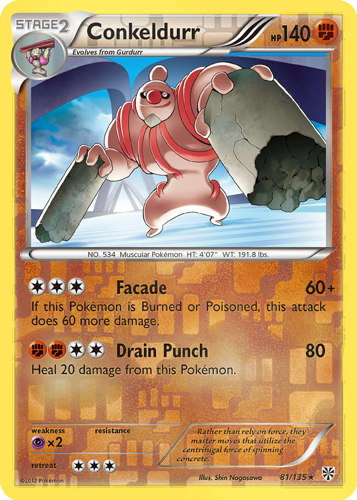 Conkeldurr [Reverse Holo] #81