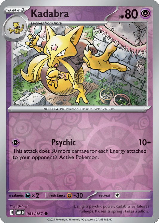 Kadabra [Reverse Holo] #81