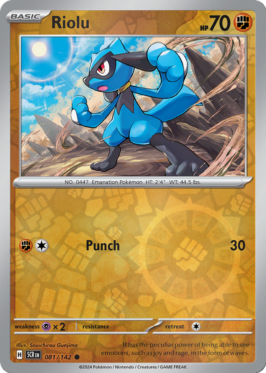 Riolu [Reverse Holo] #81