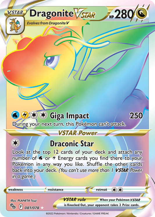 Dragonite VSTAR Pokémon GO 81