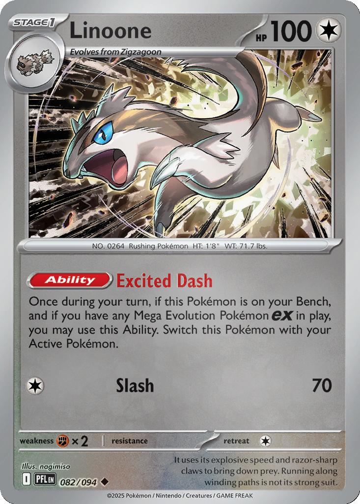 Linoone [Reverse Holo] #82