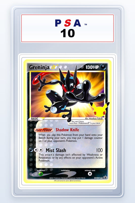 Greninja [Gold Star] #SWSH144 PSA 10