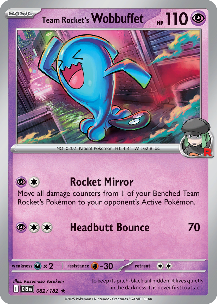 Team Rocket's Wobbuffet #82