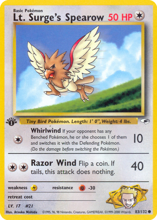 Lt. Surge's Spearow #83