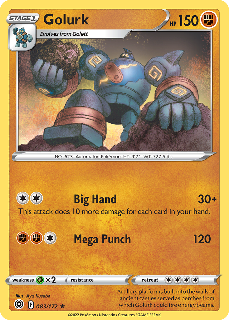 Golurk Brilliant Stars 83