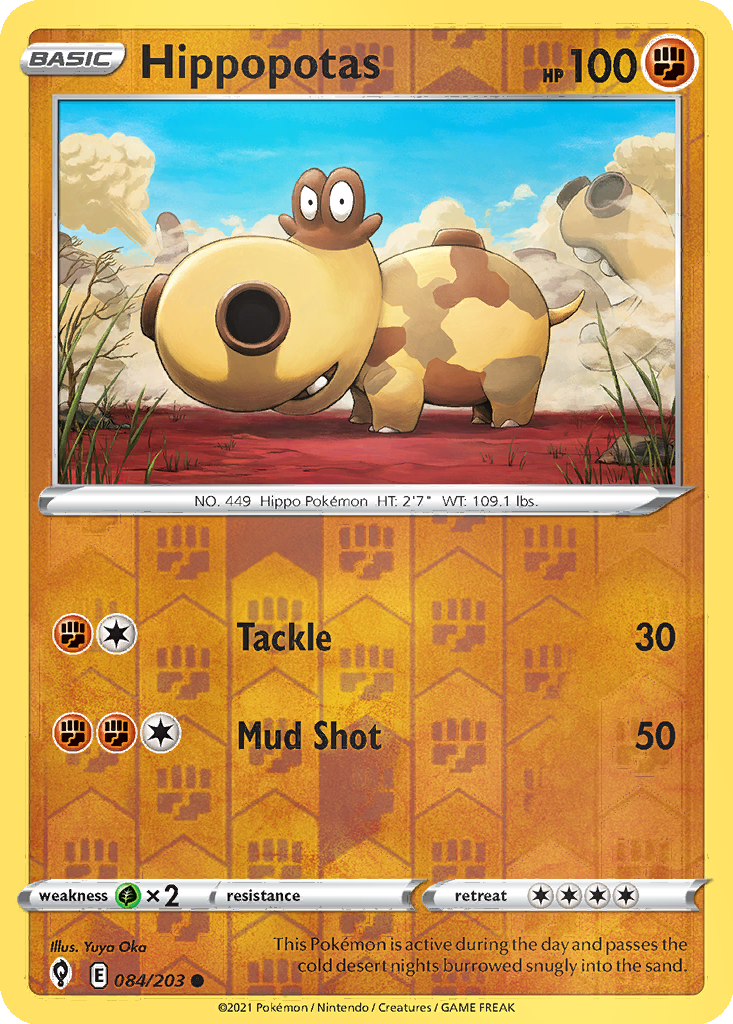 Hippopotas [Reverse Holo] #84