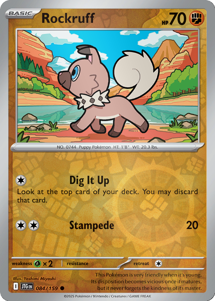 Rockruff [Reverse Holo] #84