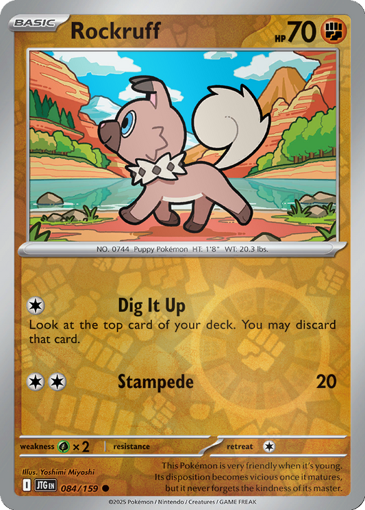 Rockruff [Reverse Holo] #84