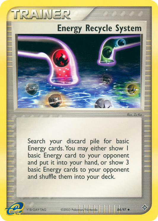 Energy Recycle System #84