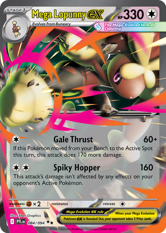 Mega Lopunny ex #84