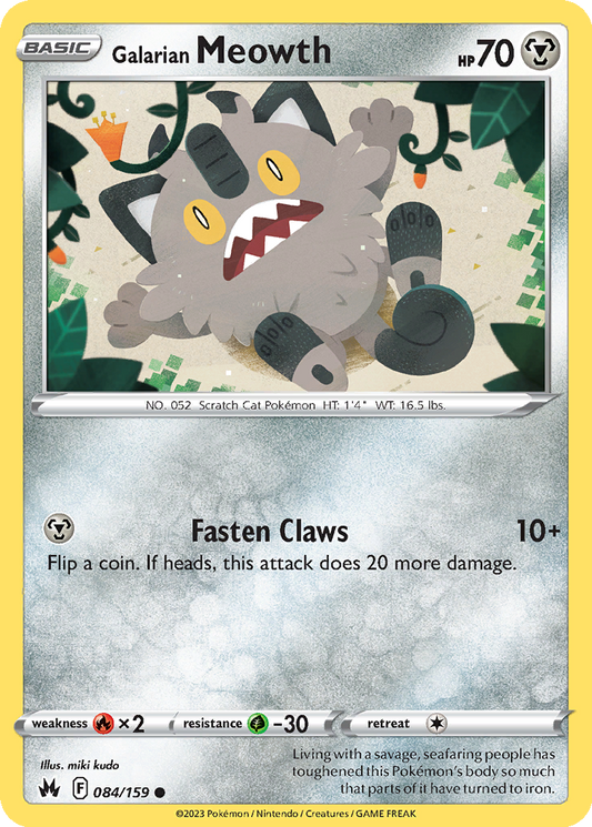 Galarian Meowth #84