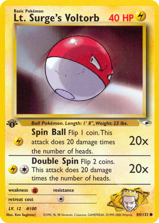 Lt. Surge's Voltorb #84