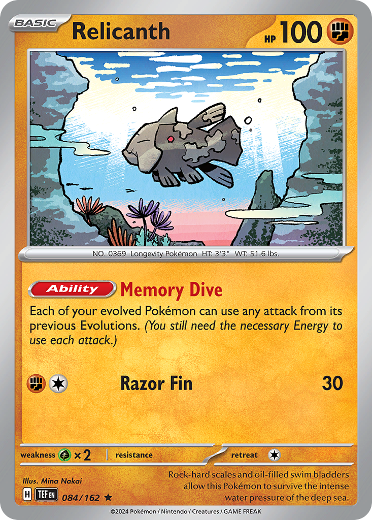 Relicanth Temporal Forces 84