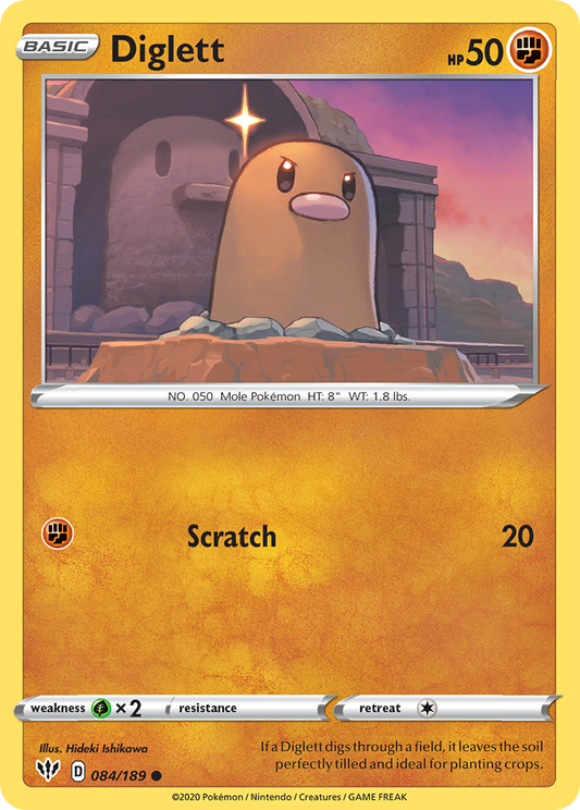 Diglett Darkness Ablaze 84
