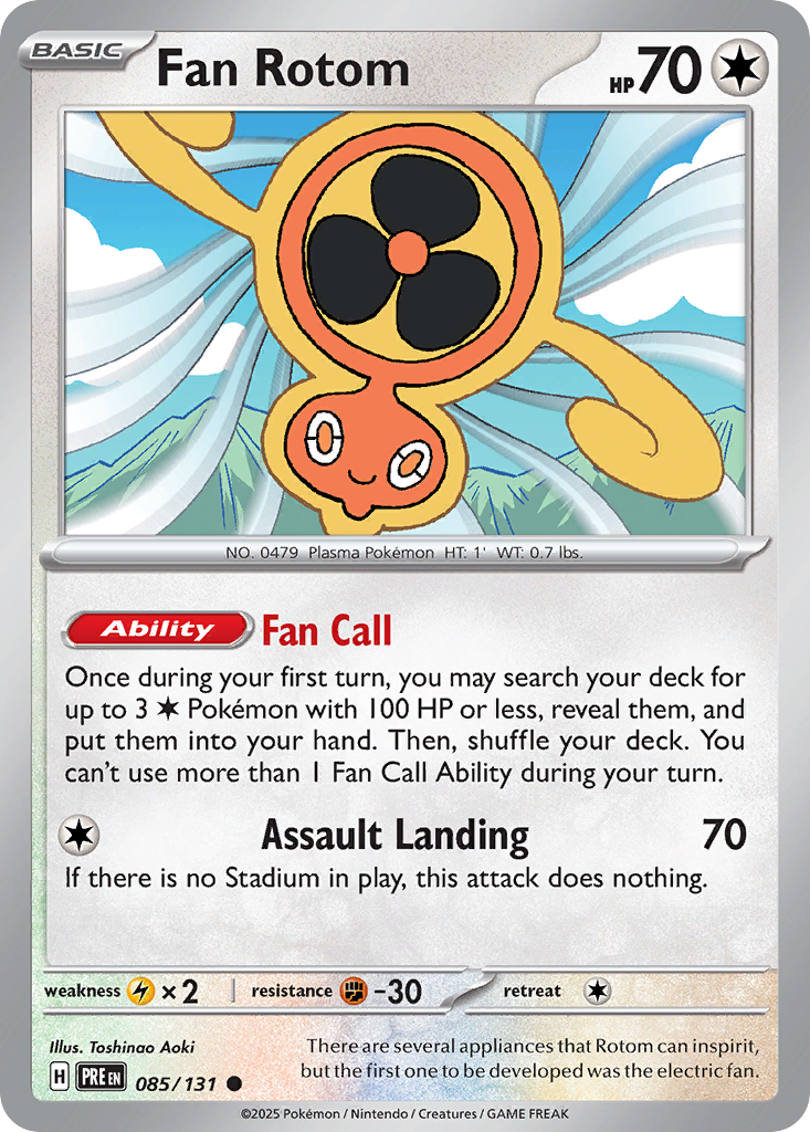 Fan Rotom [Reverse] #85