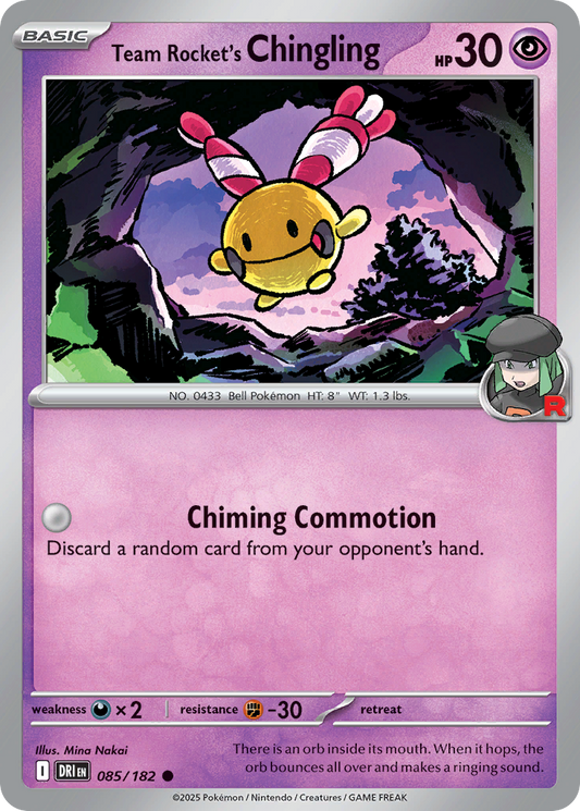 Team Rocket's Chingling Destined Rivals 85