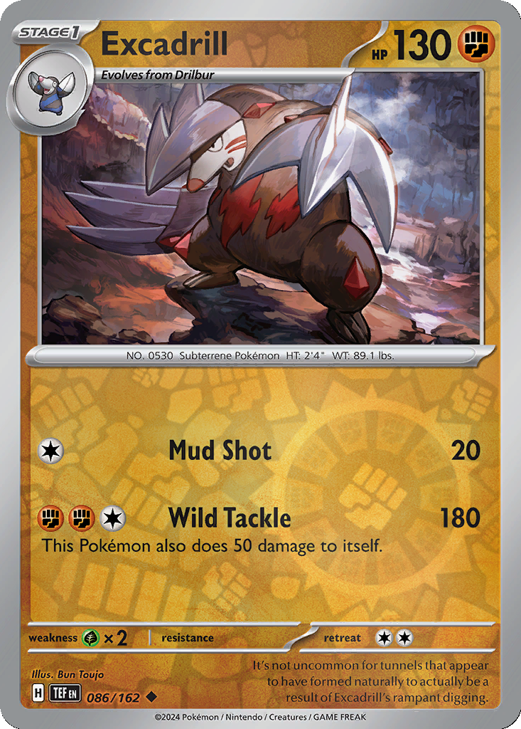 Excadrill [Reverse Holo] #86