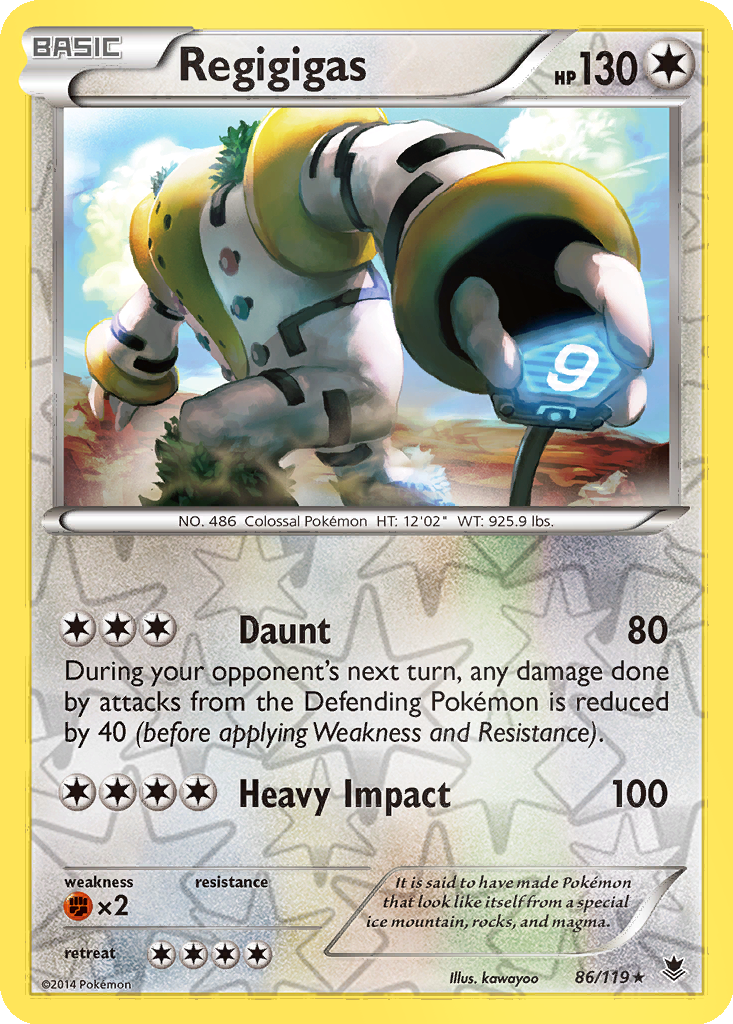 Regigigas [Reverse Holo] #86