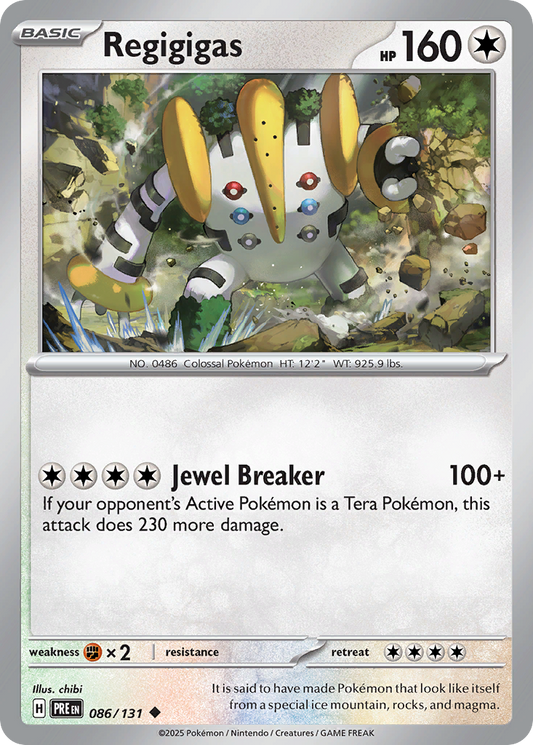 Regigigas Prismatic Evolutions 86