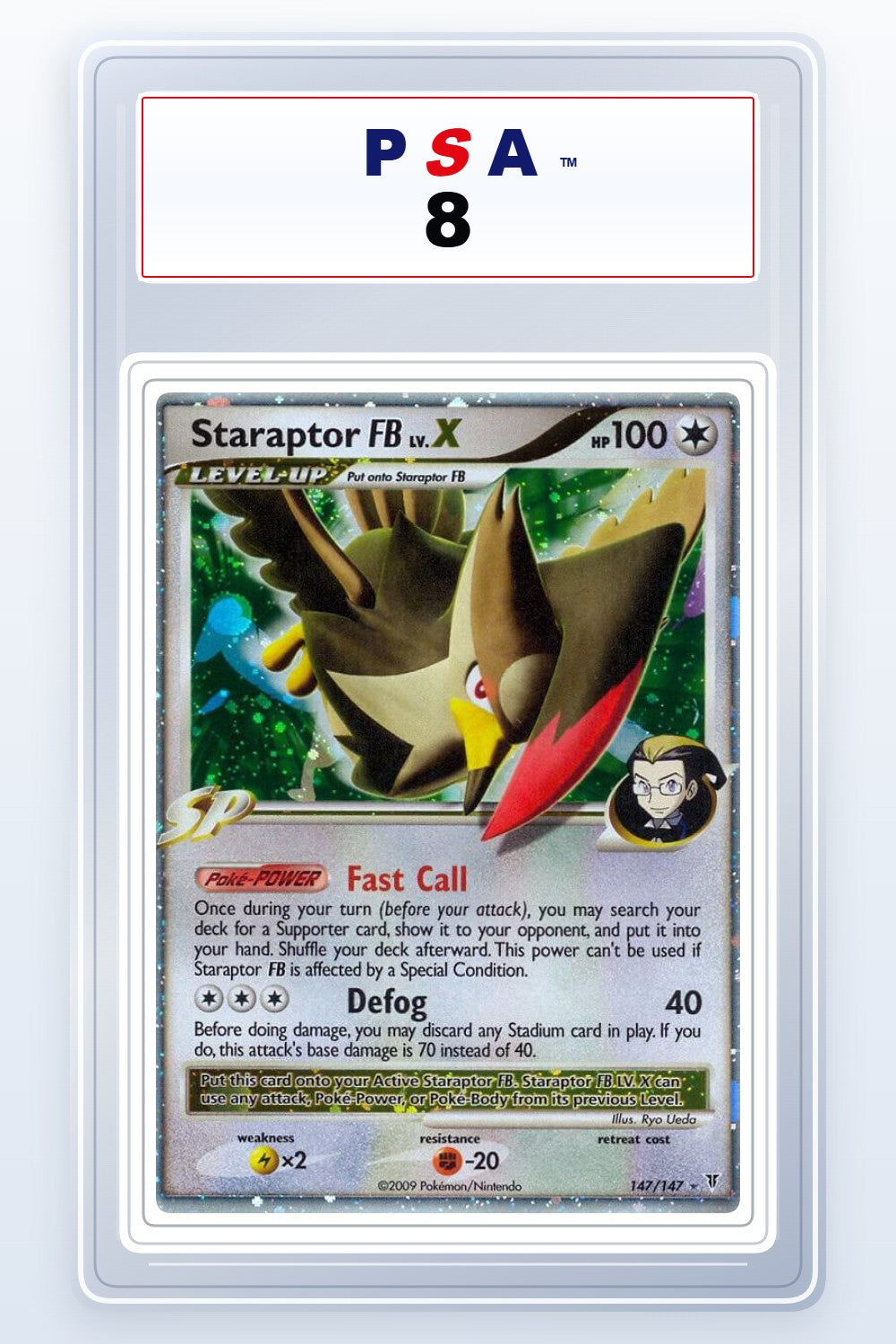 Staraptor FB LV. X #147 PSA 8