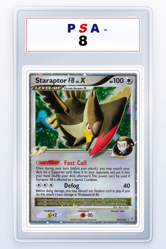 Staraptor FB LV. X #147 PSA 8