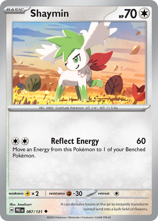 Shaymin Prismatic Evolutions 87
