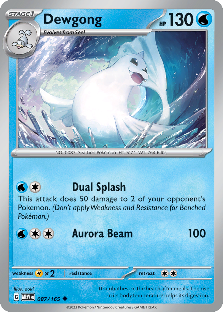 Dewgong 151 87
