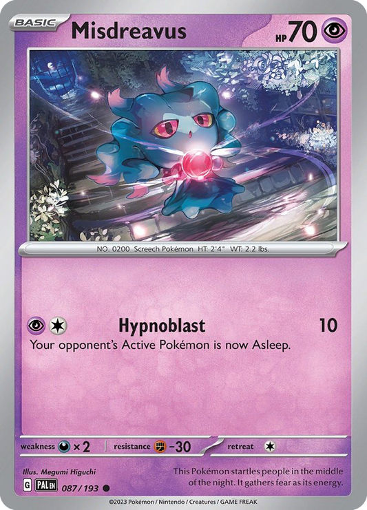 Misdreavus Paldea Evolved 87