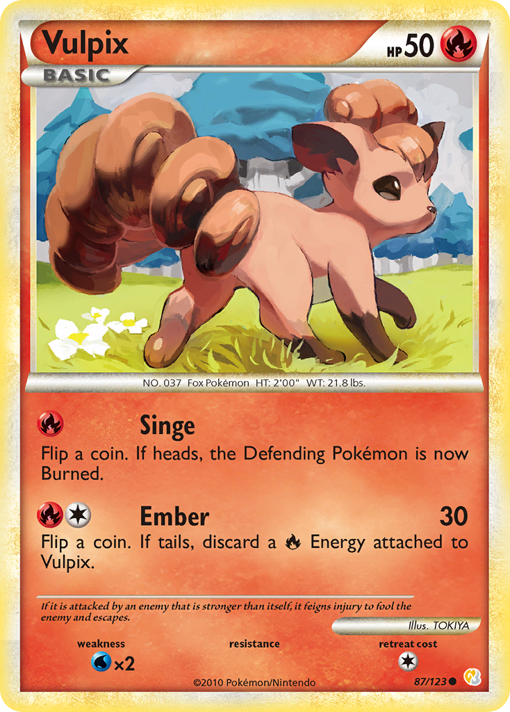 Vulpix HeartGold & SoulSilver 87