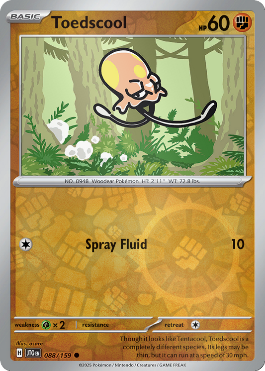 Toedscool [Reverse Holo] #88