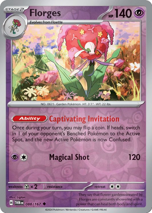 Florges [Reverse Holo] #88
