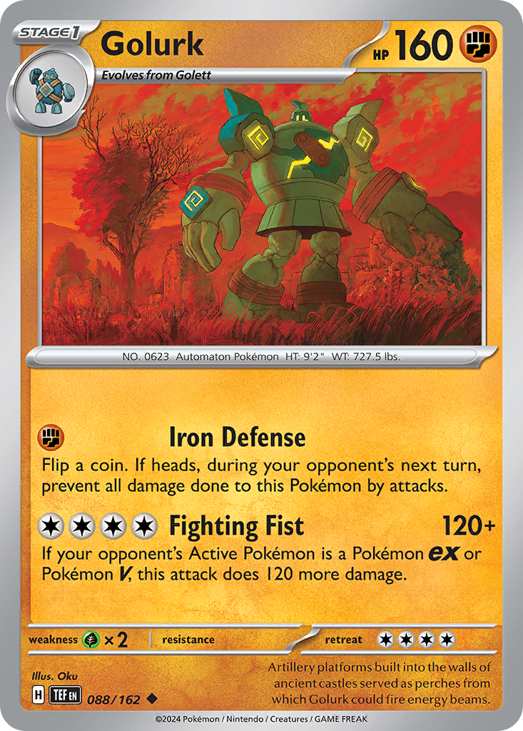 Golurk Temporal Forces 88