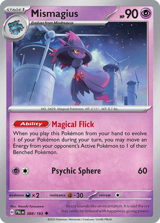 Mismagius Paldea Evolved 88