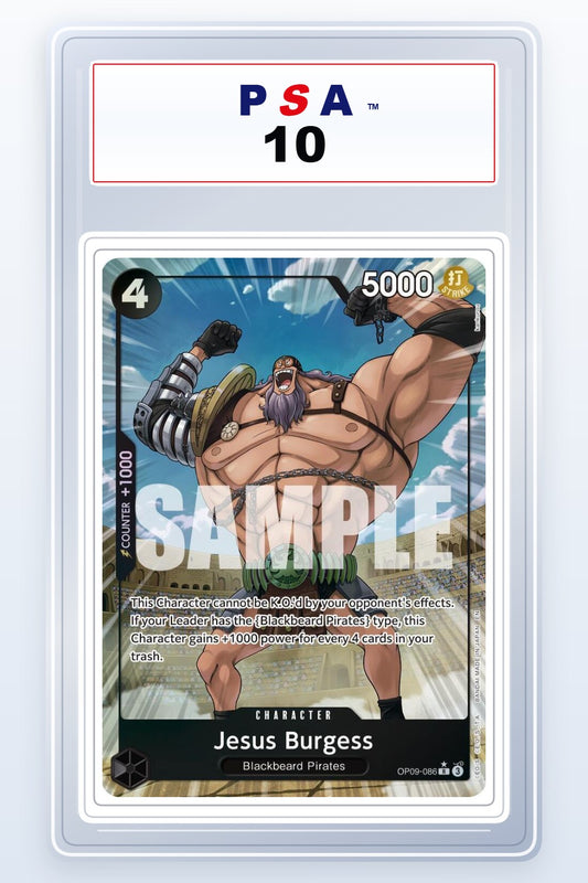 Jesus Burgess [Alternate Art PRB-02] OP09-086 PSA 10
