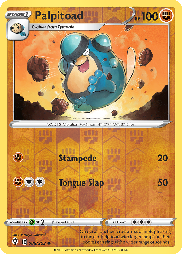 Palpitoad [Reverse Holo] #89