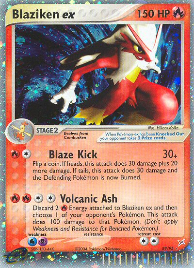 Blaziken ex Team Magma vs Team Aqua 89