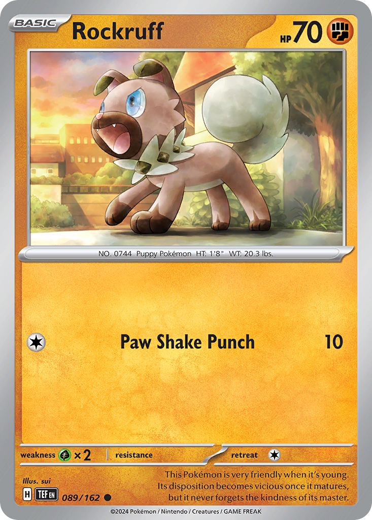 Rockruff Temporal Forces 89