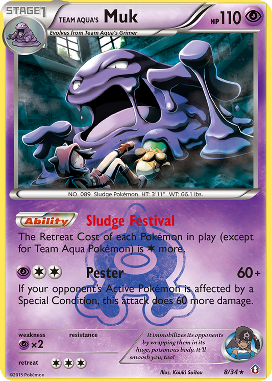 Team Aqua's Muk #8