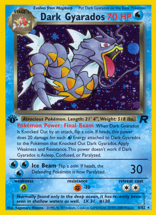 Dark Gyarados Team Rocket 8