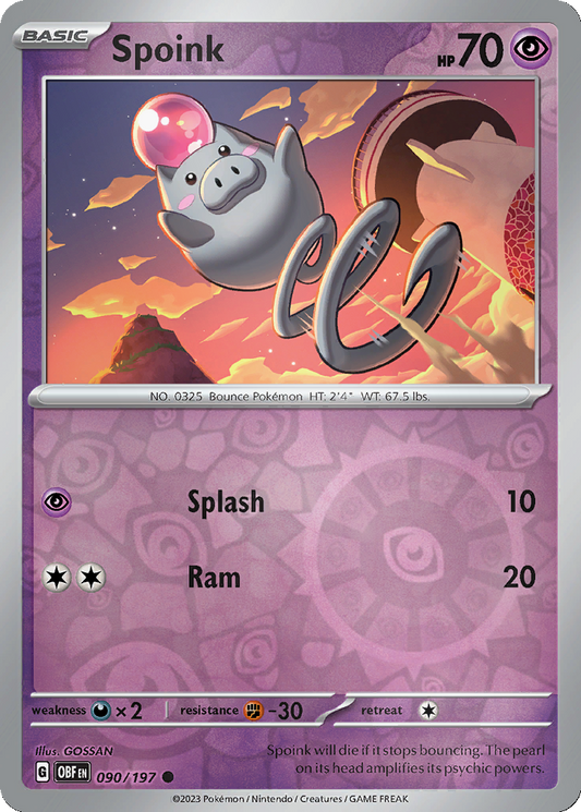 Spoink [Reverse Holo] #90