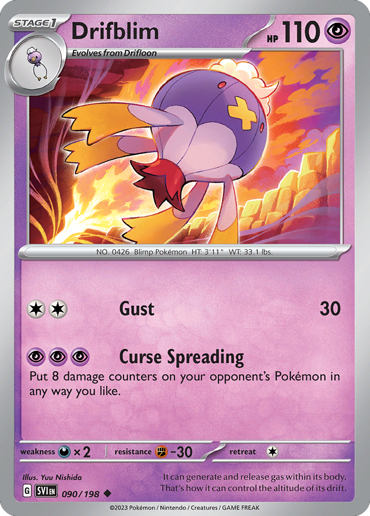 Drifblim Scarlet & Violet 90