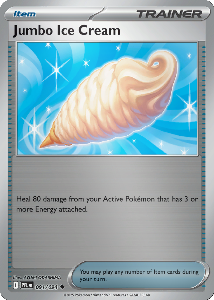 Jumbo Ice Cream [Reverse Holo] #91