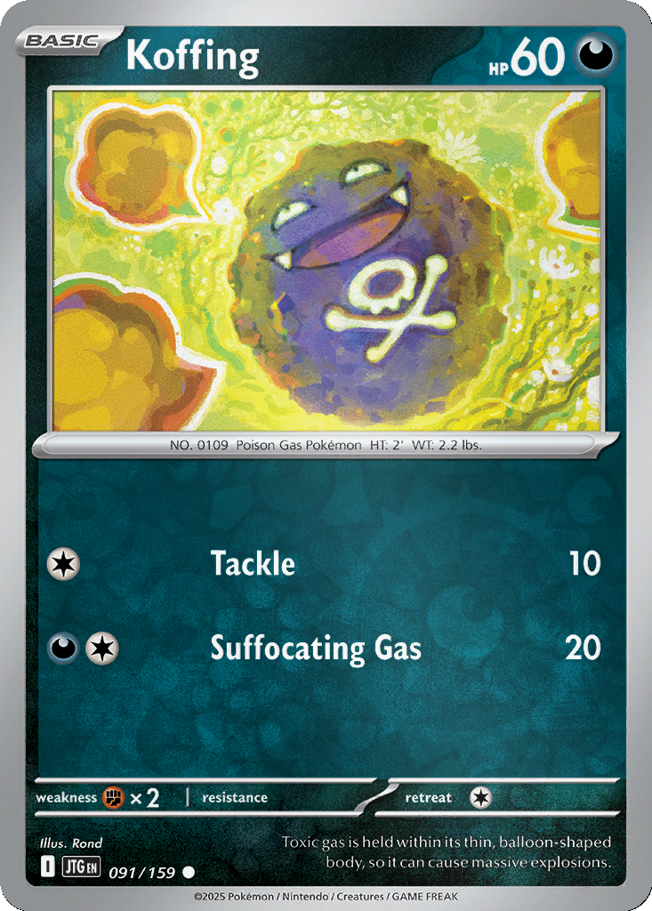 Koffing [Reverse Holo] #91