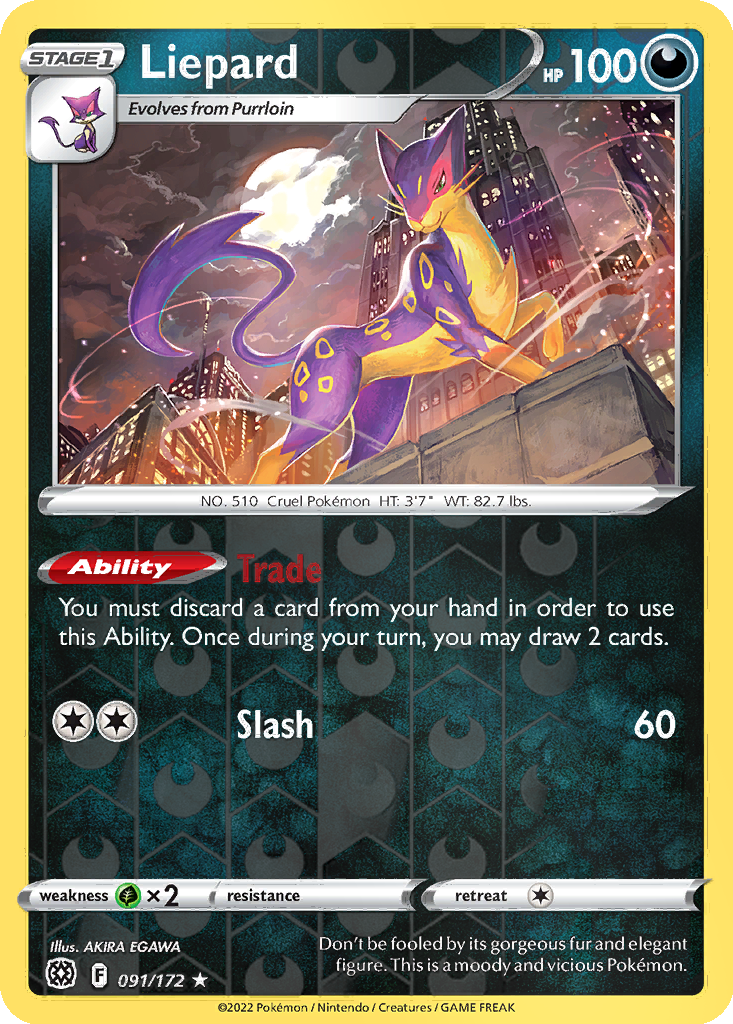 Liepard [Reverse Holo] #91