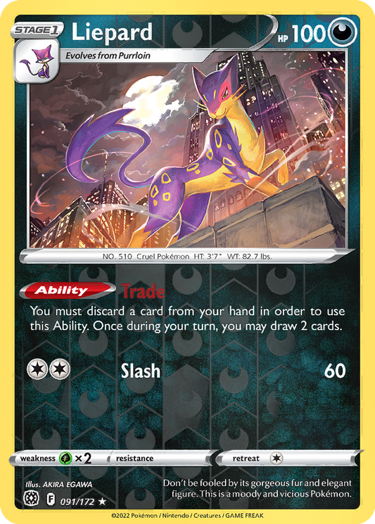 Liepard [Reverse Holo] #91