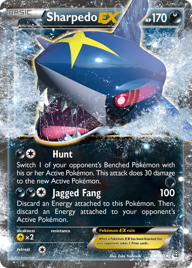 Sharpedo-EX Primal Clash 91