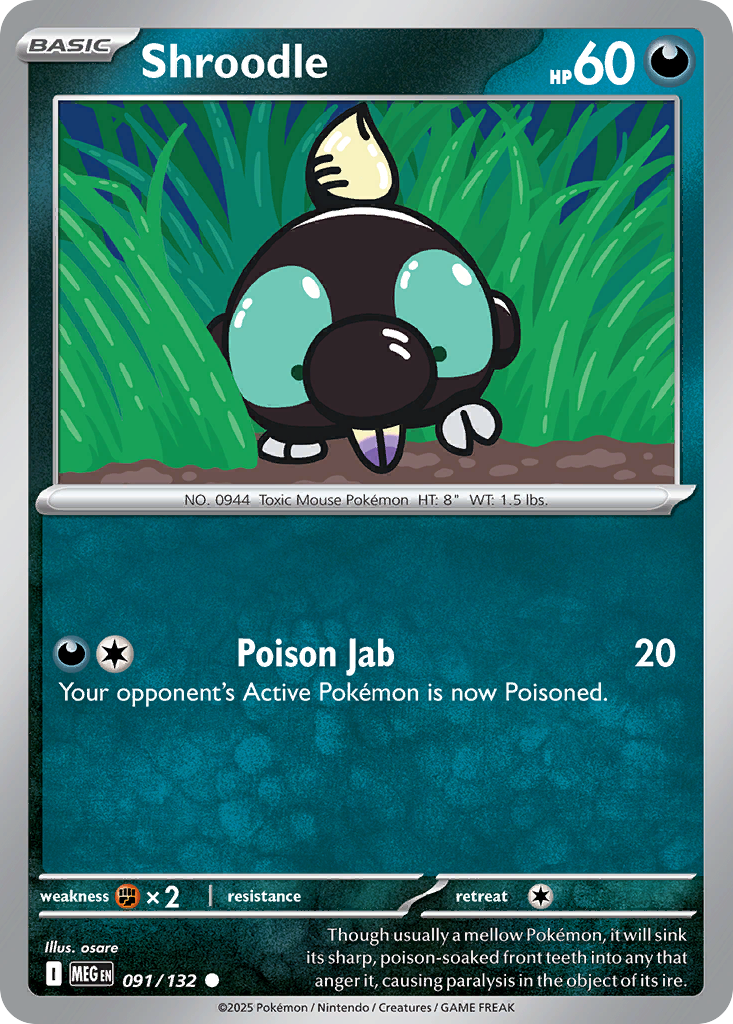 Shroodle Mega Evolution 91